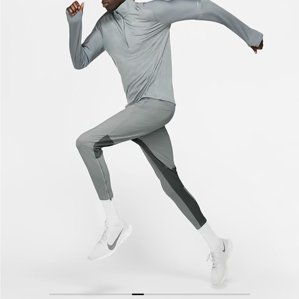 Men’s Nike Phenom Elite Knit Running Pants Grey Reflective CU5504-077
